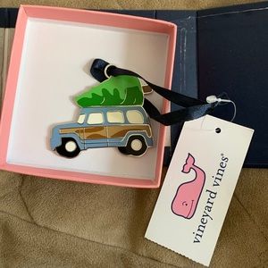 Vineyard Vines Enamel Ornament Woody & Tree